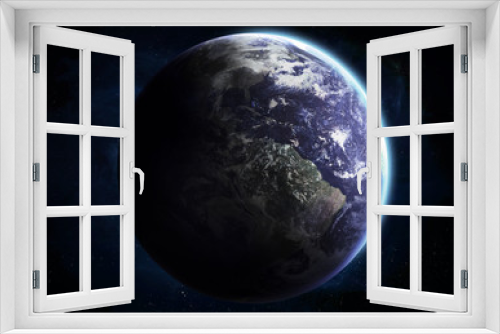 Fototapeta Naklejka Na Ścianę Okno 3D - Hight quality Earth image. Elements of this image furnished by
