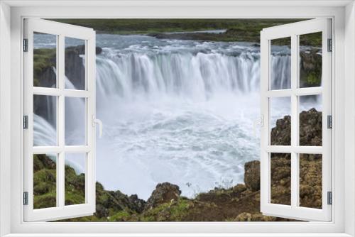Fototapeta Naklejka Na Ścianę Okno 3D - waterfall in canyon in Iceland