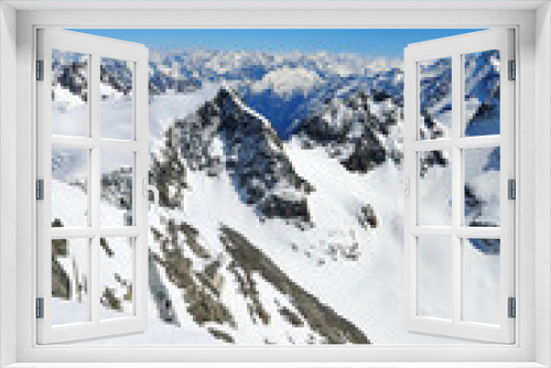 Fototapeta Naklejka Na Ścianę Okno 3D - Titlis mountain in Switzerland covered with snow throughout the year 