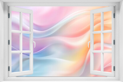 Vibrant Pastel Wave Abstract Background