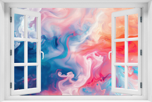 Abstract watercolor background with swirling colors