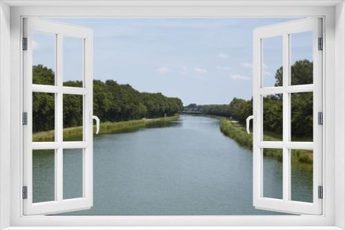 Fototapeta Naklejka Na Ścianę Okno 3D - Bramsche (Deutschland) - Mittellandkanal