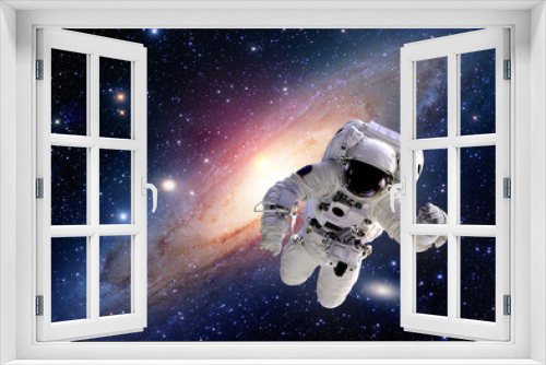 Fototapeta Naklejka Na Ścianę Okno 3D - Astronaut spaceman suit outer space solar system people universe. Elements of this image furnished by NASA.
