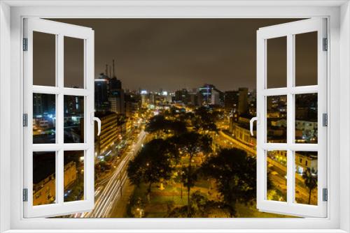 Fototapeta Naklejka Na Ścianę Okno 3D - Parque Kennedy by night