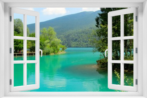 Fototapeta Naklejka Na Ścianę Okno 3D - Lake of Barcis, Italy