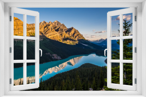 Fototapeta Naklejka Na Ścianę Okno 3D - Sunrise at Peyto Lake, Banff National Park