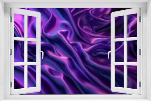 close up horizontal illustration of purple abstract waves wallpaper background