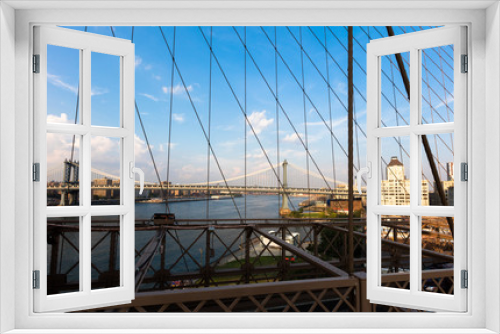 Fototapeta Naklejka Na Ścianę Okno 3D - The Brooklyn Bridge
