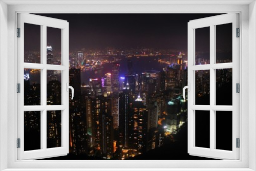 Fototapeta Naklejka Na Ścianę Okno 3D - Hong Kong view