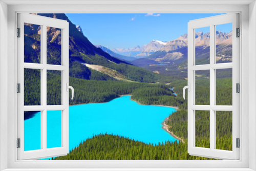 Fototapeta Naklejka Na Ścianę Okno 3D - Peyto Lake Banff National Park