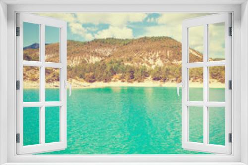 Fototapeta Naklejka Na Ścianę Okno 3D -  Lake in Alps
