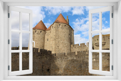 Fototapeta Naklejka Na Ścianę Okno 3D - Carcassonne, Languedoc-Roussillon