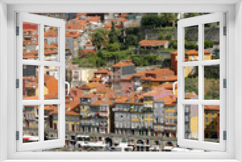 Fototapeta Naklejka Na Ścianę Okno 3D - Old city of Porto