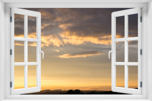 Fototapeta Naklejka Na Ścianę Okno 3D - sunset 3