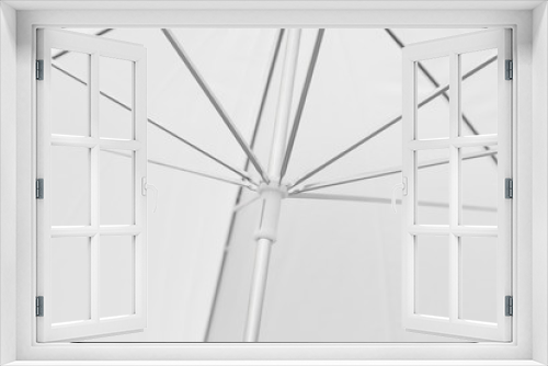 Fototapeta Naklejka Na Ścianę Okno 3D - Close up a white umbrella for background