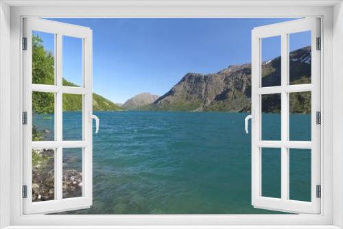 Fototapeta Naklejka Na Ścianę Okno 3D - lake Gjende in Jotunheimen national park