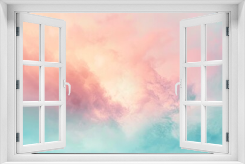 Pastel Sky with Clouds