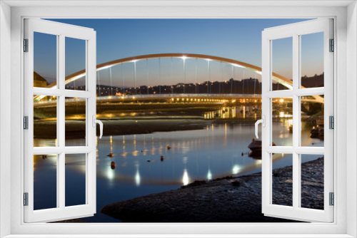 Fototapeta Naklejka Na Ścianę Okno 3D - Puente entre Plentzia y Gorliz, Bizkaia (Spain)