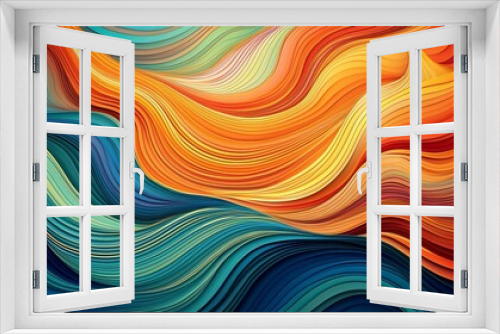 Vibrant wave pattern backgrounds for creative designs