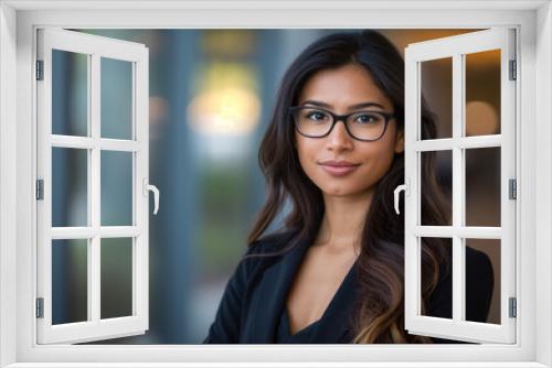 High-quality portrait headshot of a young businesswoman, showcasing her as a professional executive and entrepreneur. Ideal for corporate profiles, business portfolios, and professional networking.

