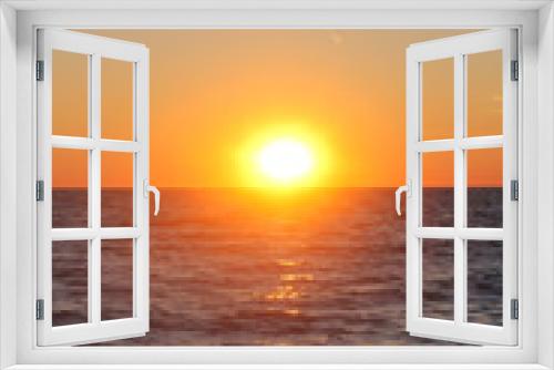 Fototapeta Naklejka Na Ścianę Okno 3D - Summer sunset under sea