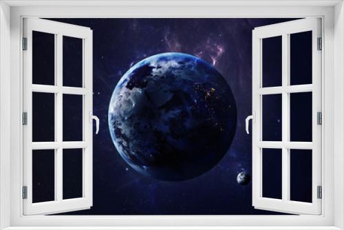 Fototapeta Naklejka Na Ścianę Okno 3D - The Earth shot from space showing all they beauty. Extremely