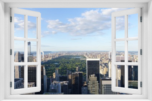 Fototapeta Naklejka Na Ścianę Okno 3D - Skyline von Manhattan, New York