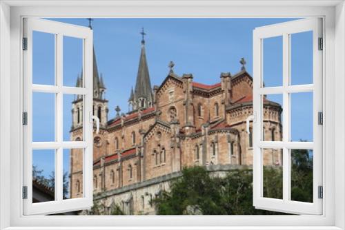 Fototapeta Naklejka Na Ścianę Okno 3D - Covadonga cathedral