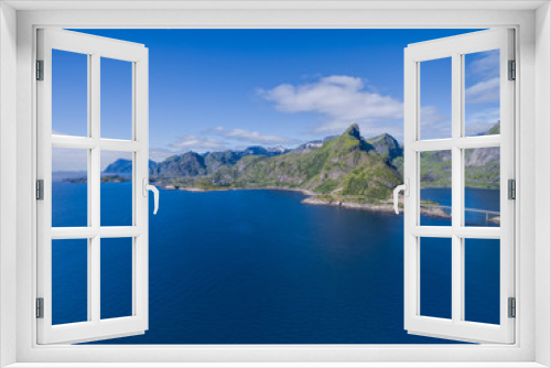 Fototapeta Naklejka Na Ścianę Okno 3D - Lofoten islands coast