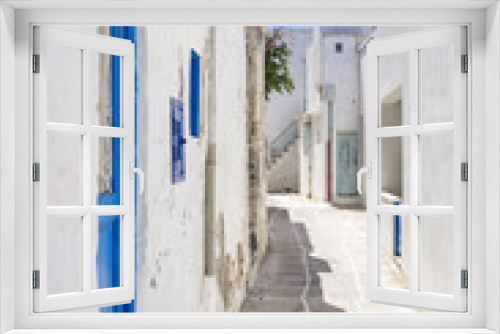 Fototapeta Naklejka Na Ścianę Okno 3D - Street in Kimolos island, Cyclades, Greece