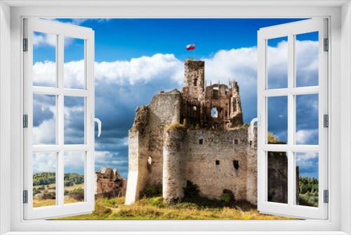 Fototapeta Naklejka Na Ścianę Okno 3D - Zamek w Mirowie