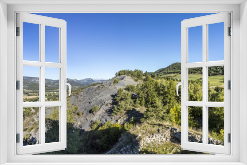 Fototapeta Naklejka Na Ścianę Okno 3D - view from citadel Vauban in  Seyne les Alpes