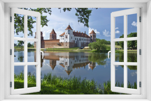 Fototapeta Naklejka Na Ścianę Okno 3D - Europe, Belarus, history: Mir Castle Complex Radzivillov.