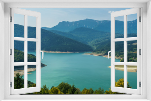 Fototapeta Naklejka Na Ścianę Okno 3D - mountain lake