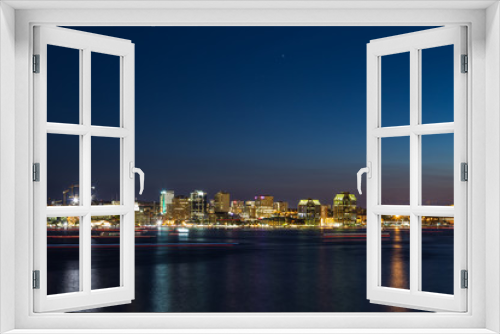 Fototapeta Naklejka Na Ścianę Okno 3D - Halifax Skyline at Night