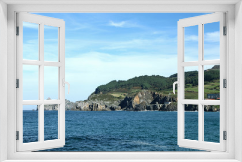Fototapeta Naklejka Na Ścianę Okno 3D - Pointe rocheuse vue de Bakio au Pays Basque