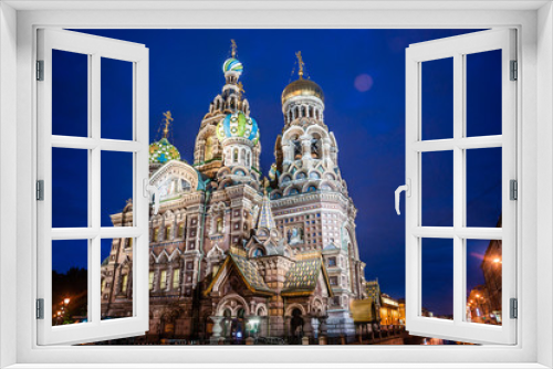 Fototapeta Naklejka Na Ścianę Okno 3D - Church on Spilled Blood in Saint Petersburg, Russia. 