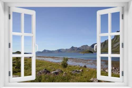 Fototapeta Naklejka Na Ścianę Okno 3D - Lofoten Islands, Norway