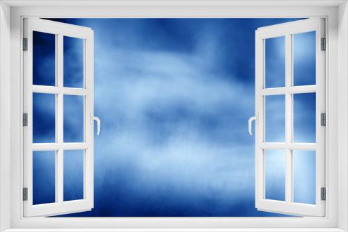 Fototapeta Naklejka Na Ścianę Okno 3D - Blue blurred background bokeh