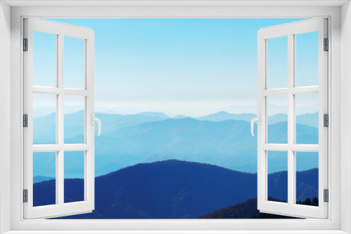 Fototapeta Naklejka Na Ścianę Okno 3D - mountain view in Smoky Mountain National Park