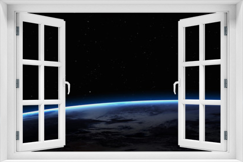 Fototapeta Naklejka Na Ścianę Okno 3D - High resolution image of Earth in space. Elements furnished by
