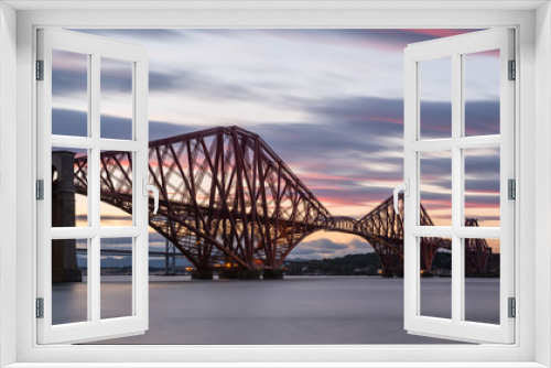 Fototapeta Naklejka Na Ścianę Okno 3D - Forth Bridge, Edinburgh, Scotland