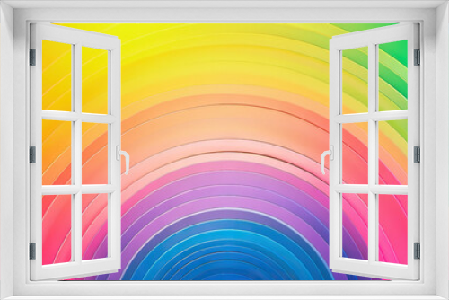 Radiant Rainbow: A bright and colorful rainbow background, featuring all the colors of the spectrum, for promoting happiness and positivity in emotional wellbeing.