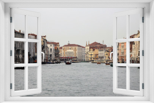 Fototapeta Naklejka Na Ścianę Okno 3D - VENICE, ITALY - SEPTEMBER 04, 2012:  View of  Grand Canal, Venice, Italy
