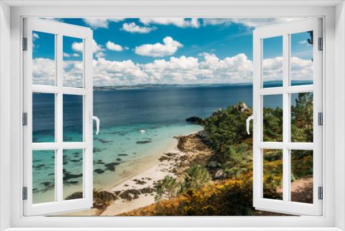 Fototapeta Naklejka Na Ścianę Okno 3D - einsamer Strand Ile Vierge