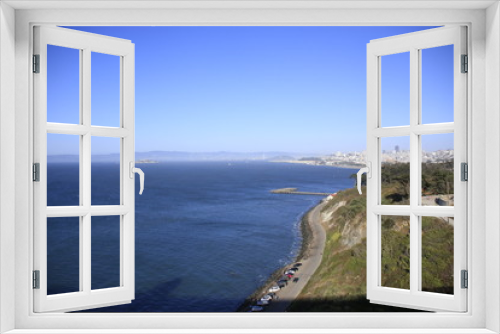 Fototapeta Naklejka Na Ścianę Okno 3D - océan pacifique à San Francisco