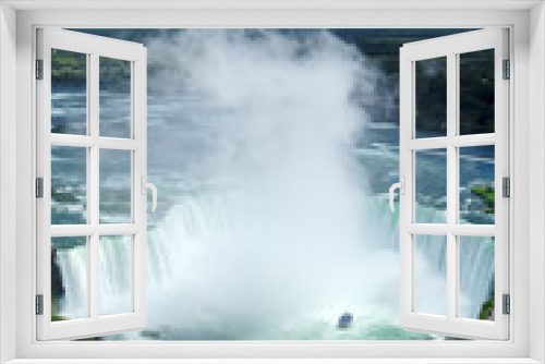 Fototapeta Naklejka Na Ścianę Okno 3D - Horseshoe Falls, Niagara Falls, Ontario Canada