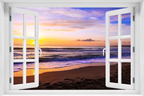 Fototapeta Naklejka Na Ścianę Okno 3D - sunset over sea - beauty in nature