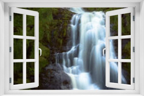 Fototapeta Naklejka Na Ścianę Okno 3D - Cascade Eas a' ranca, Co. Donegal