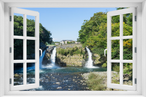 Fototapeta Naklejka Na Ścianę Okno 3D - Waterfall of Goryu,Susono-shi Japan